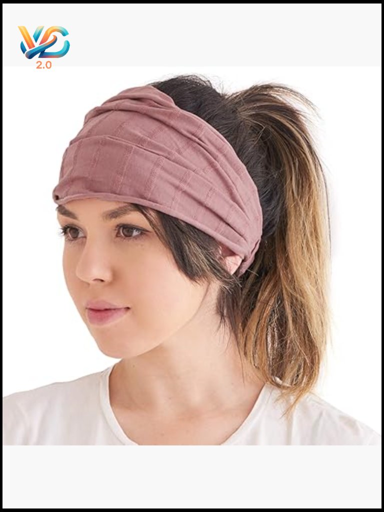 Wide Non-Slip Sweatband For Sports Yoga Gym Daily Stretch Comfortable Extra Wide